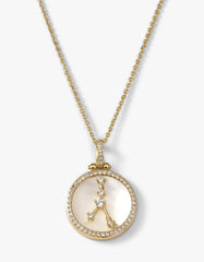 Zodiac Constellation Necklace in Gold
