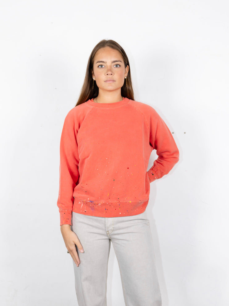 Shrunken Sweatshirt in Cherry