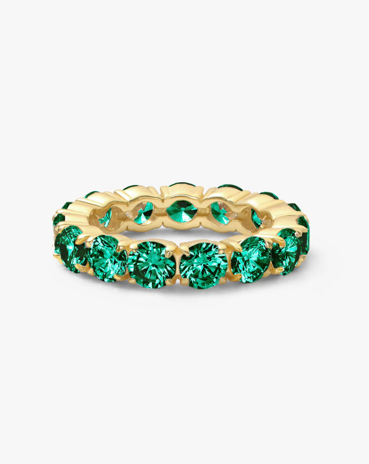 Grand Heiress Ring in Gold/Emerald