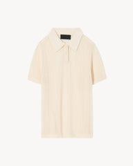 Kenza Button Up Sweater in Ivory