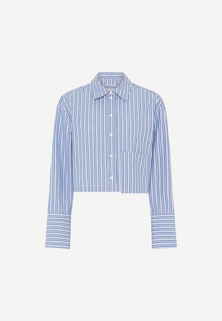 Samuel Shirt in Blue Stripe