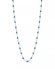 Gigi Classic Necklace 16.5” in Blue