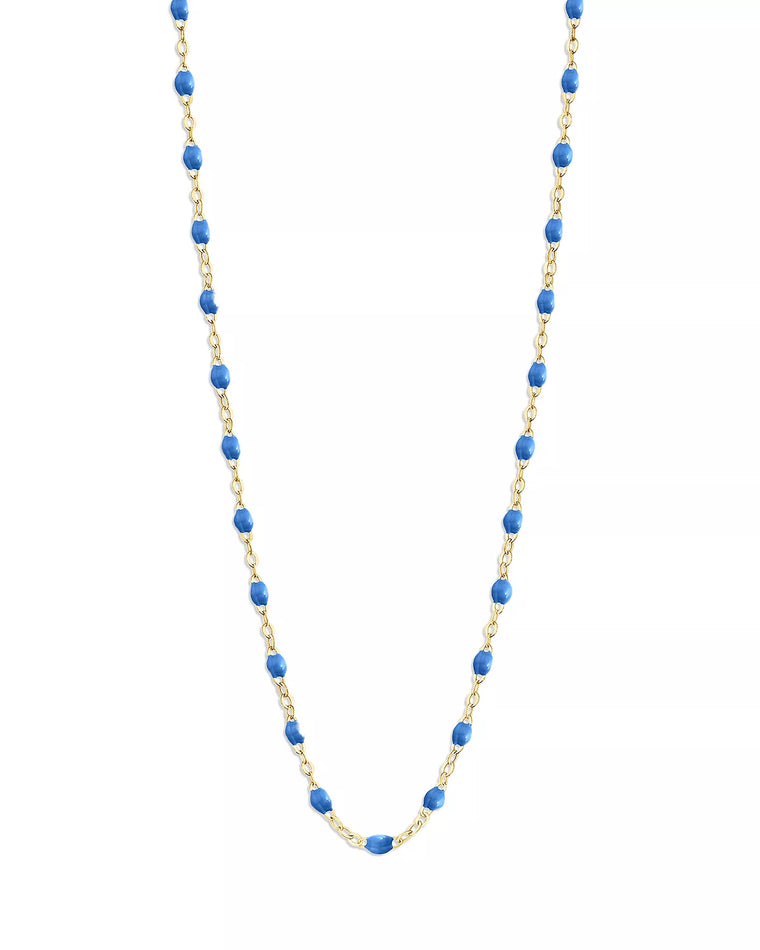 Gigi Classic Necklace 16.5” in Blue
