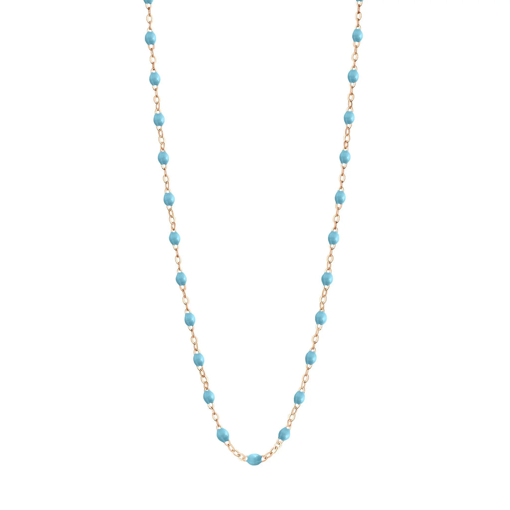 Gigi Classic Necklace 17.7” in Turquoise