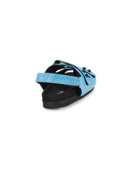 Velcro Sandal in Azure Snake