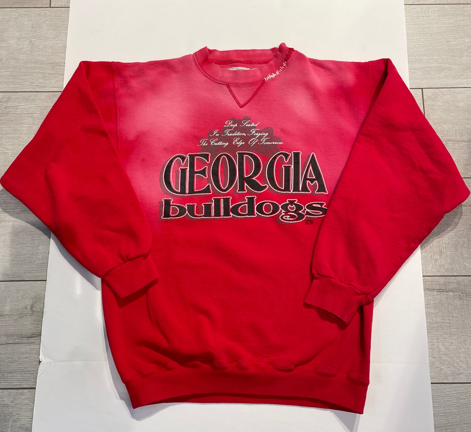 Vintage 90s UGA Sweatshirt in Red