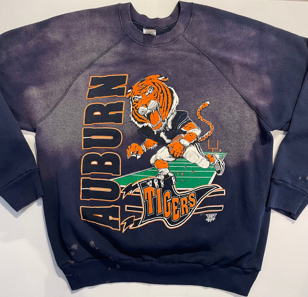 Vintage 90s Auburn Tigers Sweatshirt in Navy
