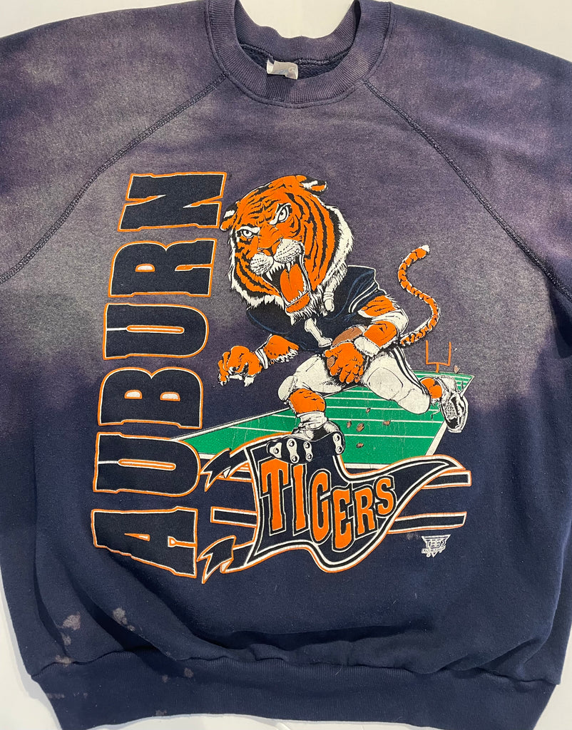 Vintage 90s Auburn Tigers Sweatshirt in Navy