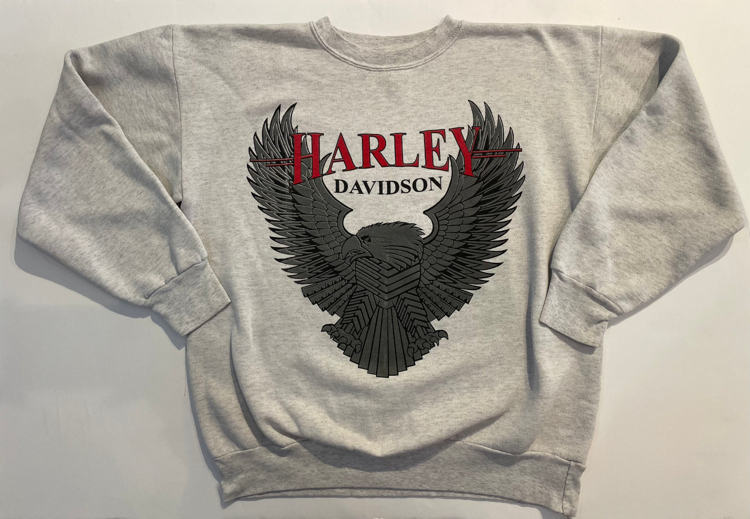 Vintage Harley Davidson Sweatshirt in Heather Grey