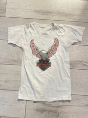 Vintage Harley Davidson Eagle T-shirt in White