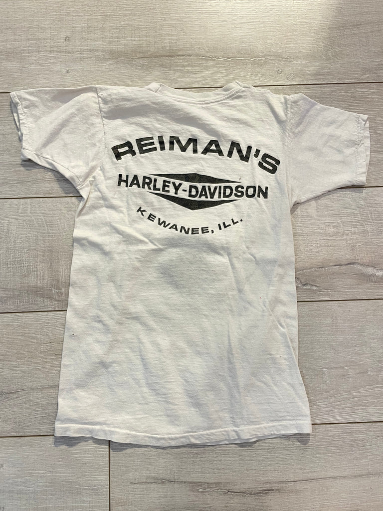 Vintage Harley Davidson Eagle T-shirt in White