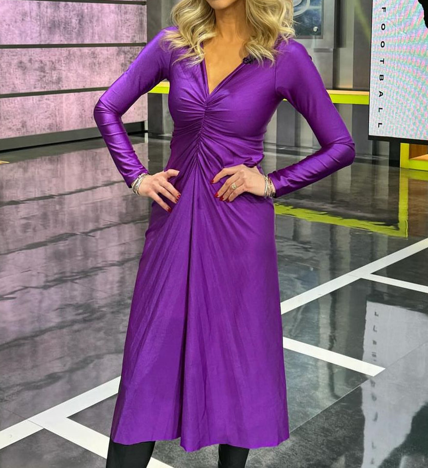 Francesca Dress in Purple