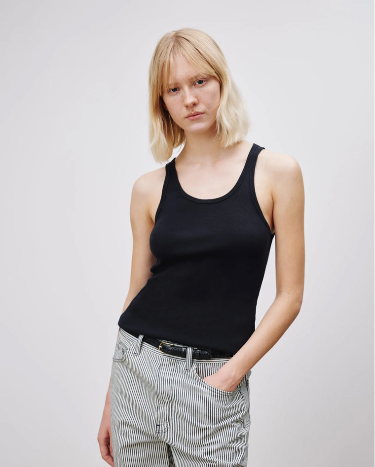 Almu Tank in Dark Navy