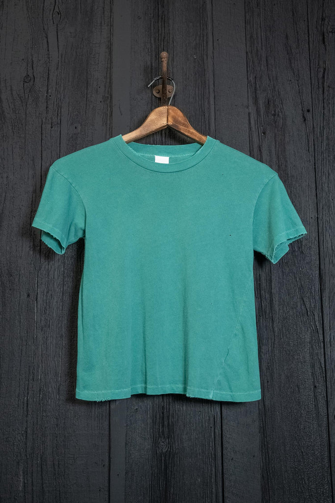 Blank Crop Tee in Kelley