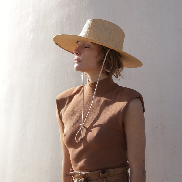 Neva Hat in Natural/Beige