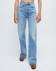 70s Ultra High Rise Wide Leg in 60s Fade