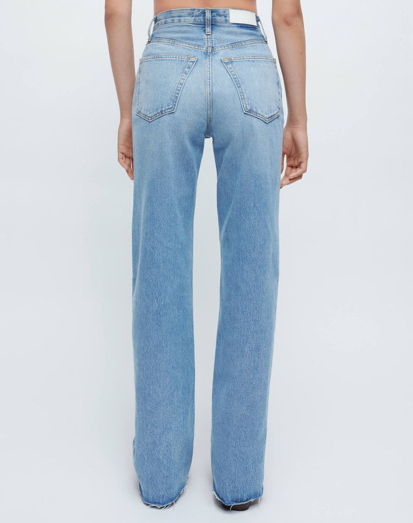 70s Ultra High Rise Wide Leg in 60s Fade