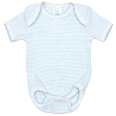 Lap Shoulder Onesie in Blue