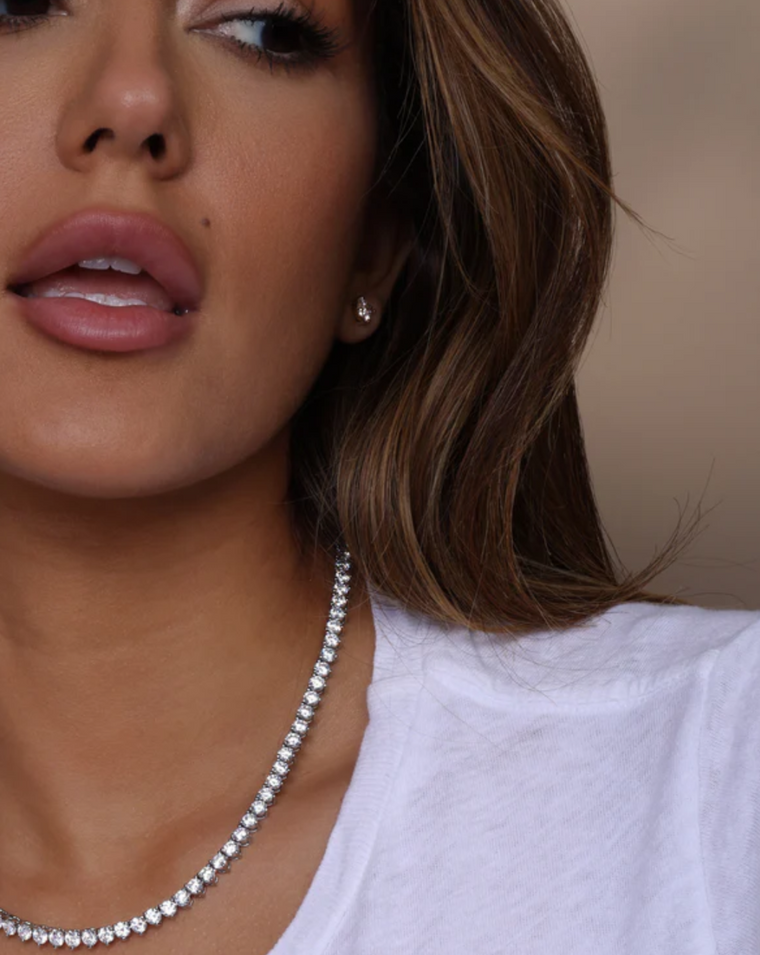 Mama Not Your Basic Tennis Necklace 18