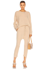 Cashmere Paris Sweatpant in Oatmeal