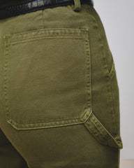 Quentin Pant in Olive Green