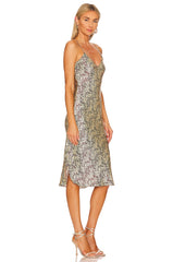 Short Cami Dress in Fall Leaf