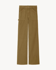 Quentin Pant in Olive Green