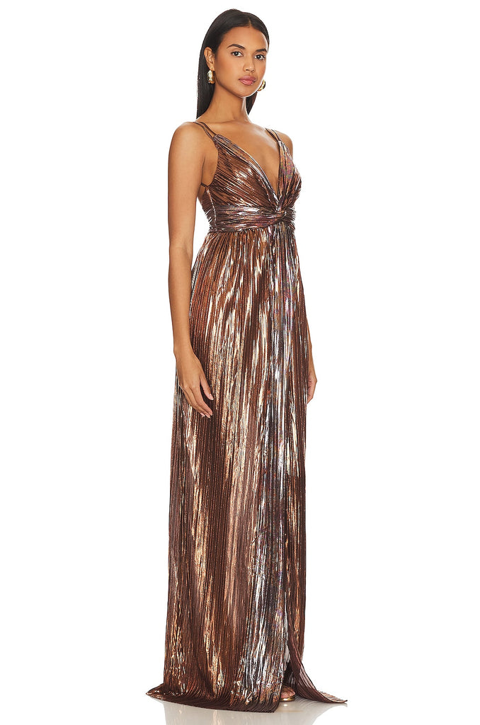 Naomi Dress in Bronze
