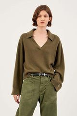 Silvio Sweater in Olive