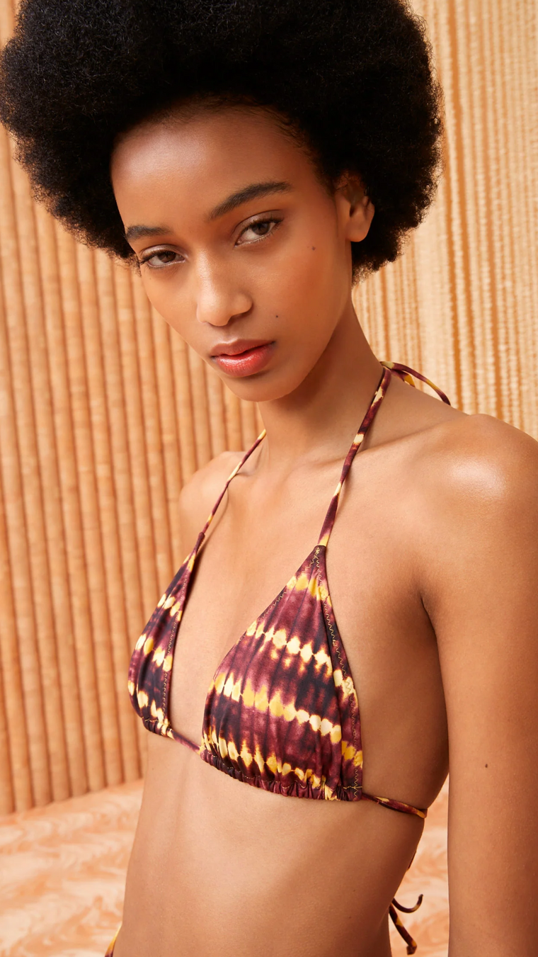 Maya Bikini Top in Amber