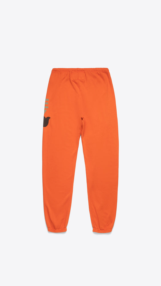 Large Sweatpant in Orange Machine