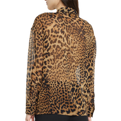 Mathys Shirt in Brown Leopard