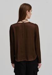 Sky Blouse in Dark Chocolate