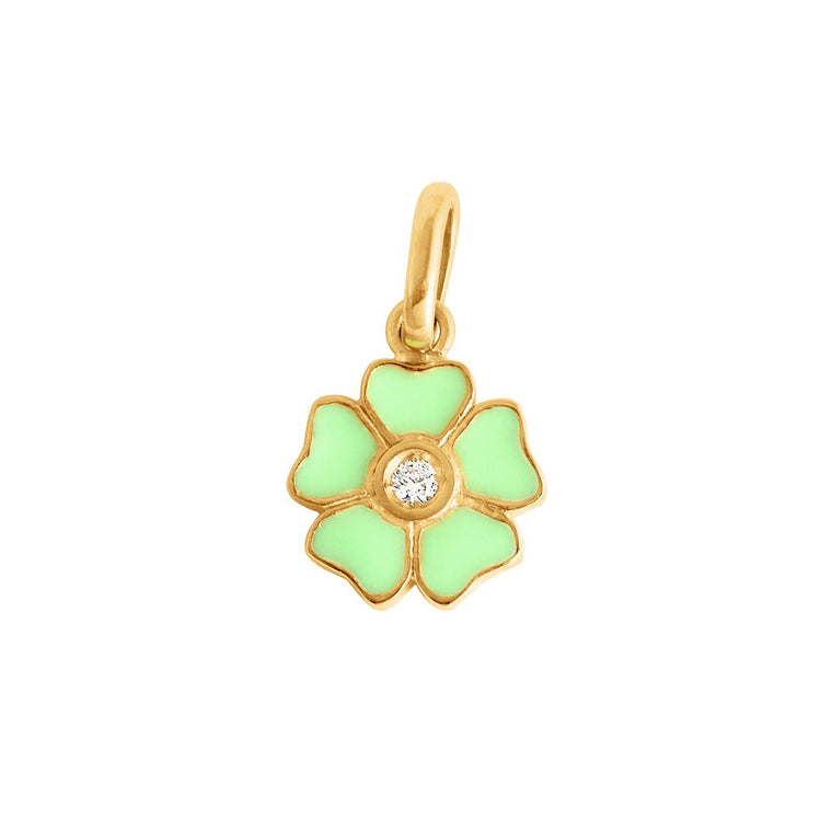Gigi Flower Diamond Pendant in Anis