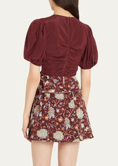 Elise Top in Mahogany