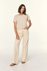 Frida Wide Leg in Oatmilk