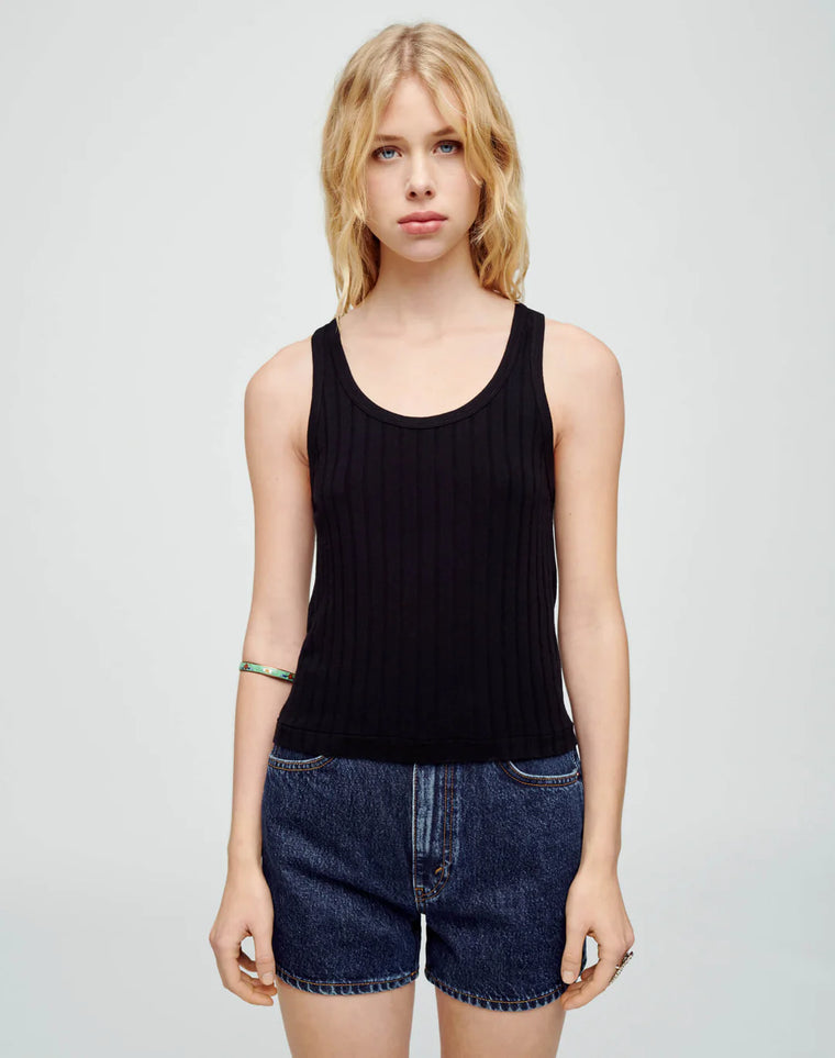 60s hemp tank - black