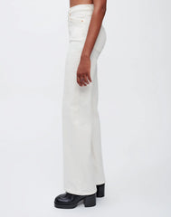 70s Ultra High Rise Wide Leg in Vintage White