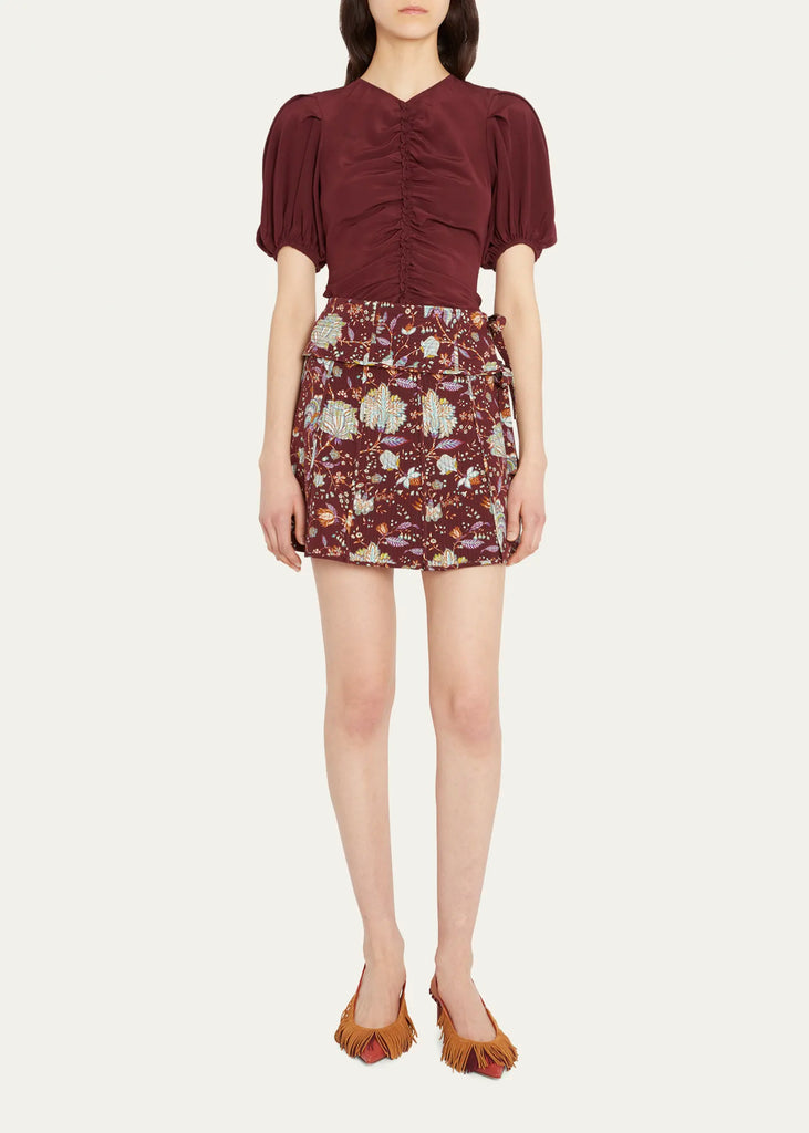 Elise Top in Mahogany