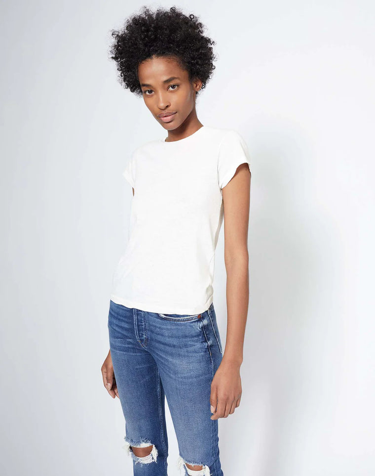 60s Slim Tee - Vintage White