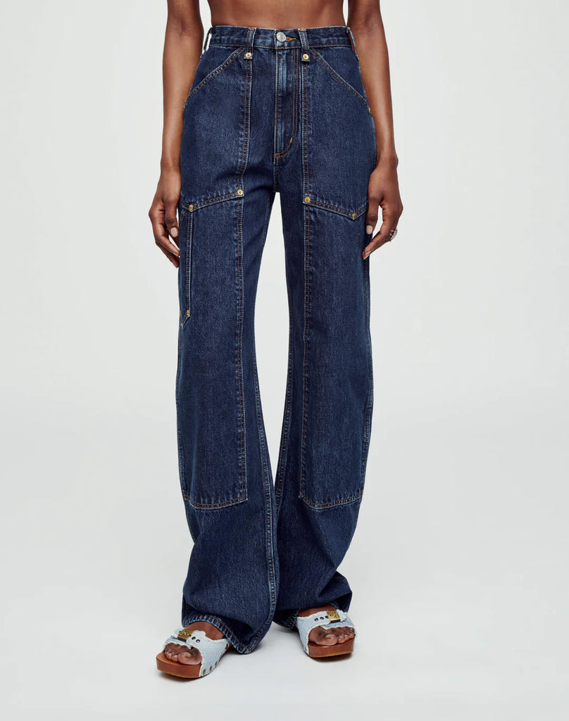 Super High Rise Workwear Jean in Heritage