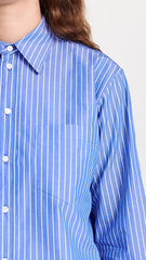 Telma Shirt in Blue/White