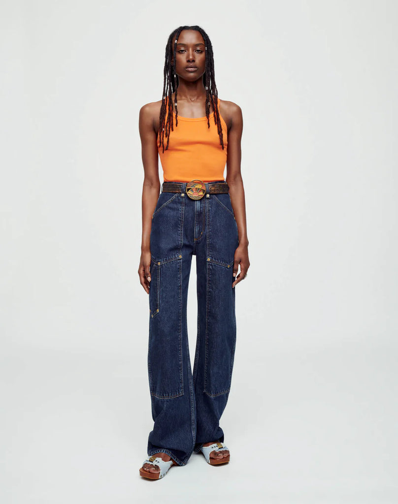 Super High Rise Workwear Jean in Heritage