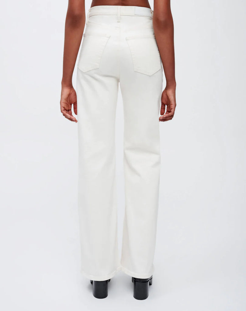 70s Ultra High Rise Wide Leg in Vintage White