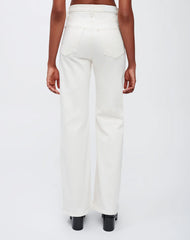 70s Ultra High Rise Wide Leg in Vintage White