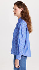 Telma Shirt in Blue/White