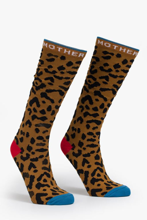 High Stepper Socks in Leopard 