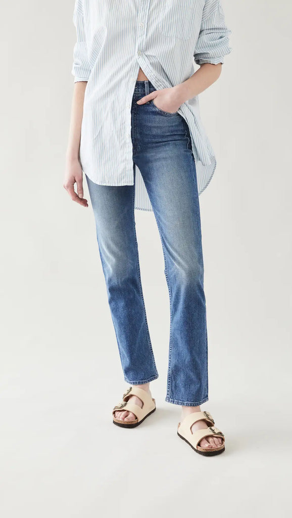 High Waisted Rider Skimp Jeans in Cowboys Don't Cry