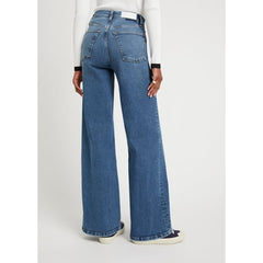 70s Ultra High Rise Wide Leg in Indigo Storm