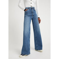 70s Ultra High Rise Wide Leg in Indigo Storm